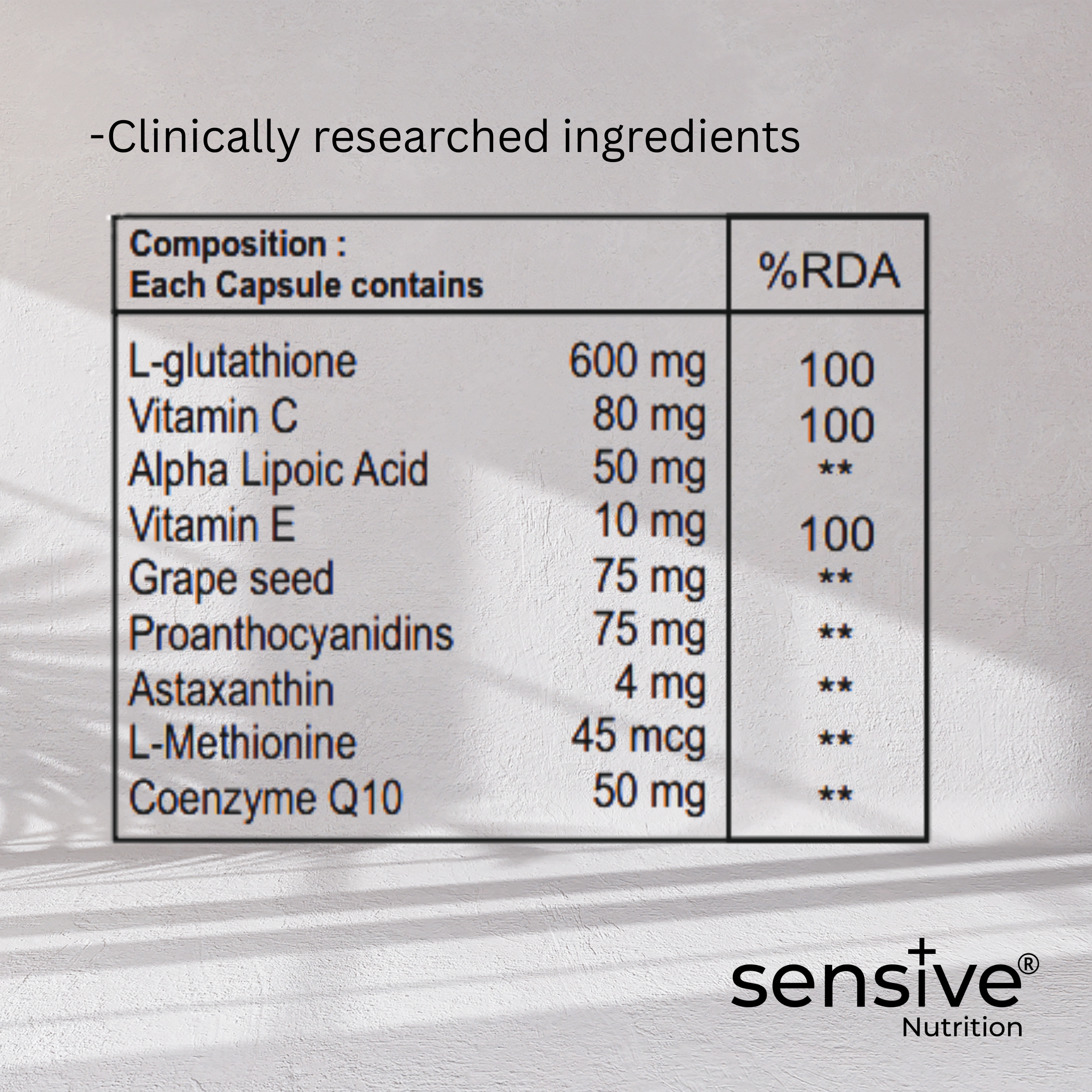 GLUTATHIONE CHEWABLE TABLETS